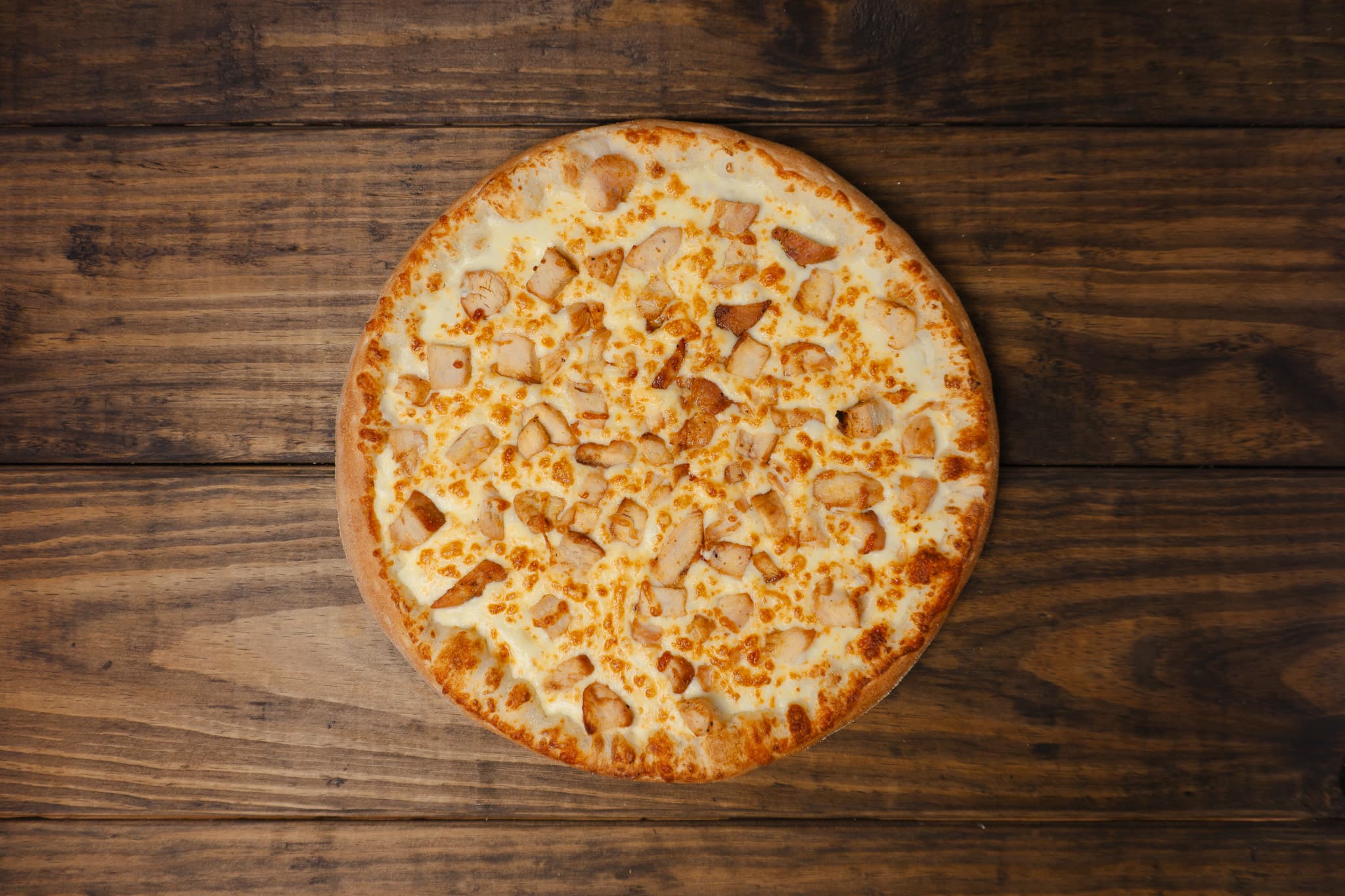 Chicken Alfredo Pizza