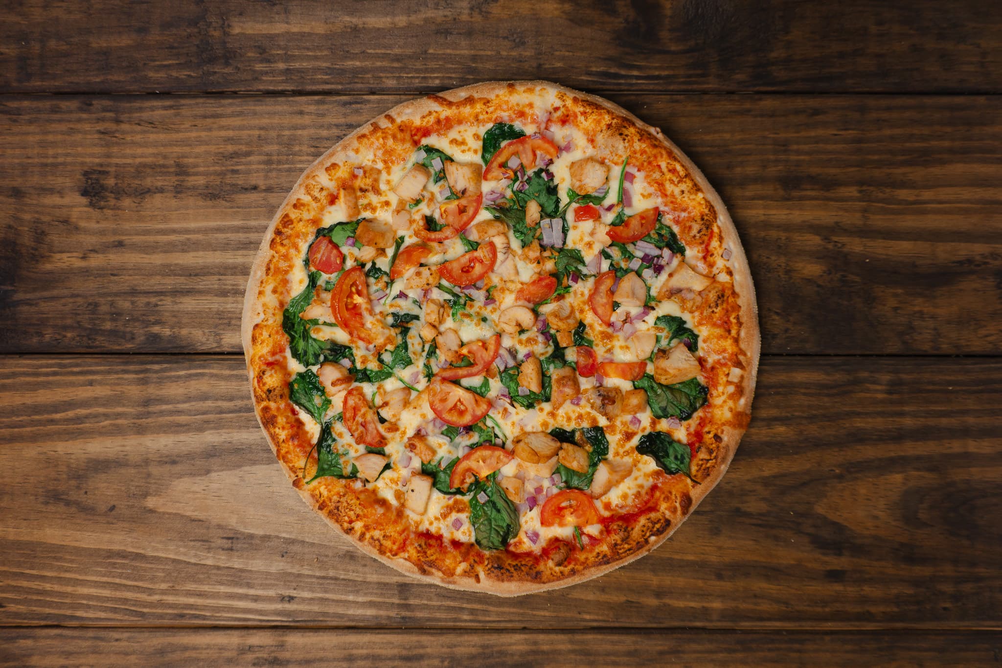 Grilled Chicken Pizza