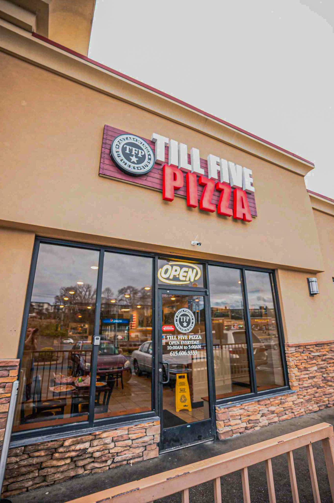Till Five Pizza Storefront